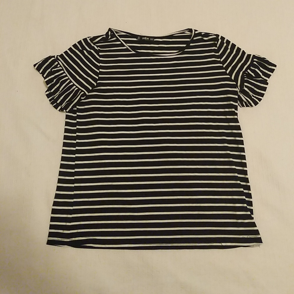 Black and white striped shirt